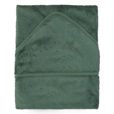 Prosop cu gluga pentru copii din bambus aspen green tnatm-cap04-530