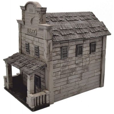 Kit constructie caramizi Wise Elk Banca din Orasul Fantomelor 240 piese reutilizabile - SOLWS7054