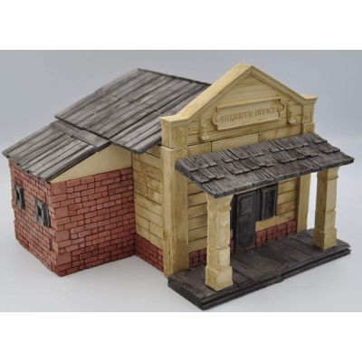 Kit constructie caramizi Wise Elk biroul Serifului 290 piese reutilizabile - SOLWS7051