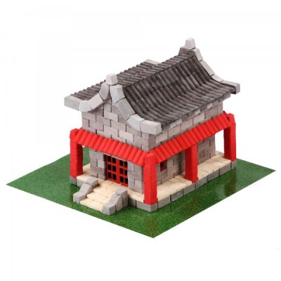 Kit constructie caramizi Wise Elk Casa chinezeasca 600 piese reutilizabile - SOLWS7035