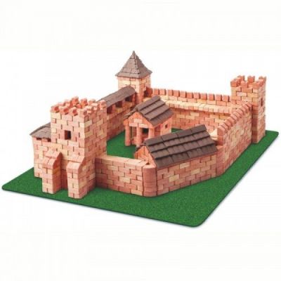 Kit constructie caramizi Wise Elk Castel 1800 piese reutilizabile - SOLWS7017