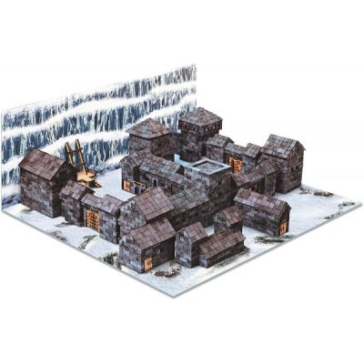 Kit constructie caramizi Wise Elk Castelul Negru 4300 piese reutilizabile - SOLWS7015