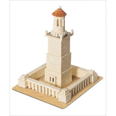 Kit constructie caramizi Wise Elk Farul din Alexandria 970 piese reutilizabile - SOLWS7032