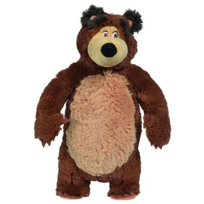 Jucarie de plus simba masha and the bear, bean bag bear 40 cm hubs109301058