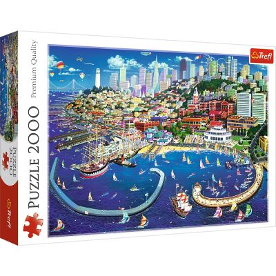 PUZZLE TREFL 2000 GOLFUL SAN FRANCISCO VIV27107