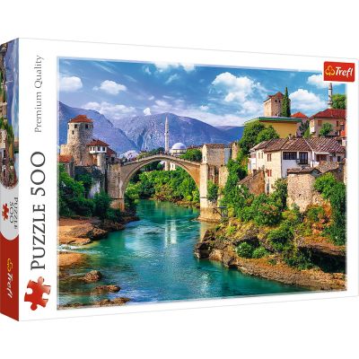 PUZZLE TREFL 500 POD VECHI MOSTAR BOSNIA VIV37333
