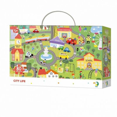 Puzzle - orasul (80 piese)