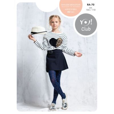 Dres microfibra 40 Den cu stelute argintii RA-70