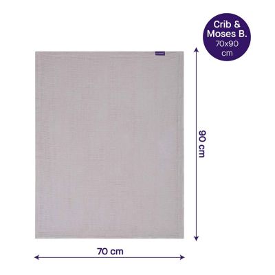 Paturica din bumbac 70 x 90 cm- Grey Clevamama 3452 SUPclvm_3452