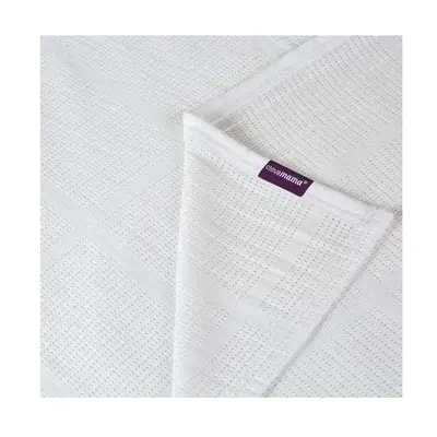 Paturica din bumbac 70 x 90 cm- White Clevamama 3453 SUPclvm_3453