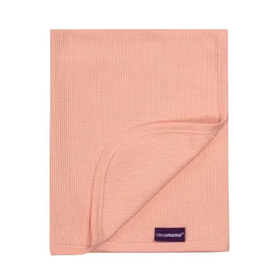 Paturica din bumbac Waffle Weave 70 x 90 cm- Coral Clevamama 3460 SUPclvm_3460