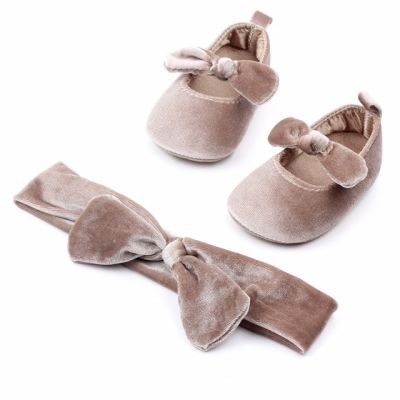 Balerini crem cu bentita LID2177-4-p20(sa31).12-18 luni (Marimea 21 incaltaminte)