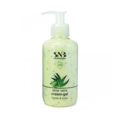 SNB Crema Gel pentru maini si corp cu particule de Aloe Vera EXL1350