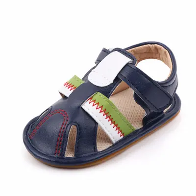 Sandalute bleumarine cu barete pentru baietei MBd2400-2-p29