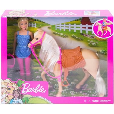 BARBIE SET PAPUSA CU CAL VIVMTFXH13