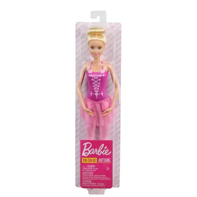 PAPUSA BARBIE BALERINA BLONDA CU COSTUM ROZ VIVMTGJL58_GJL59