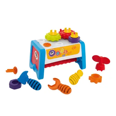 Jucarie Chicco 2 in 1 pentru sortare si stivuire, Statia de lucru a mecanicului, 12-36 luni - CHC10062-1