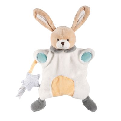 Jucarie de plus Chicco DouDou, Iepurasul Marioneta, 0 luni+ - CHC10106-1