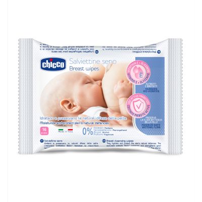 Servetele umede Chicco pentru igiena sanului 16 buc 0 luni+ CHC09165-7