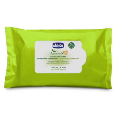Servetele umede revigorante si protectoare Chicco, ulei de melissa si andiroba, 20buc, 2luni+ CHC0956910-9