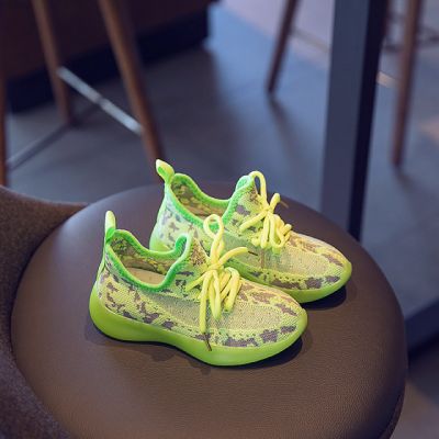 Adidasi verde neon pentru copii LIBBY10-4-AC
