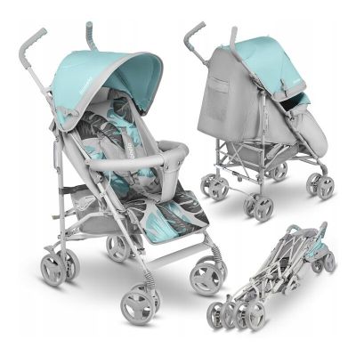 Lionelo - Carucior sport Elia Tropical Cu accesorii, Turcoaz BYNLO-ELIA_TROPICAL_TURQUOISE
