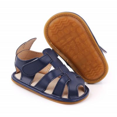 Sandalute bleumarine pentru baietei - Urechi de iepuras MDD2402-1-SA2(p01)