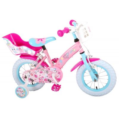 Bicicleta pentru copii Volare OJO Children 91229-IT 12 inch cu roti ajutatoare si frana de mana - SOLVOL91229-IT