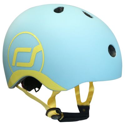 Casca De Protectie Pentru Copii, Sistem De Reglare Magnetic Cu Led, Xxs-s, 45-51 Cm, 1 An+, Blueberry, Scoot  Ride Pjb96388