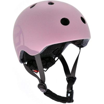 Casca De Protectie Pentru Copii Cu Finisaj Mat, Sistem De Reglare Magnetic, Include Lumina De Siguranta Led Si Captuseala Moale Din Fleece Pentru Protectie Suplimentara, S-m, 51-55 Cm, 3 Ani+,  Rose, Pjb96368