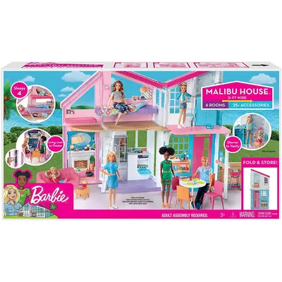 PAPUSA BARBIE CASA MALIBU VIVMTFXG57