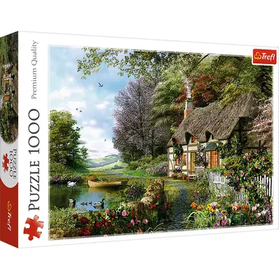 PUZZLE TREFL 1000 CASUTA DE PE LAC VIV10297