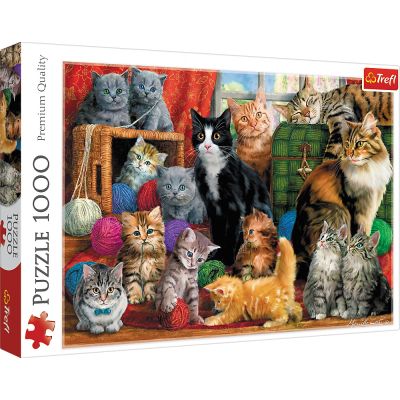 PUZZLE TREFL 1000 INTALNIREA PISICUTELOR VIV10555