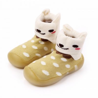 Mocasini mustar cu talpa de silicon antiderapanta - Kitty MDd2365-4-MOC3