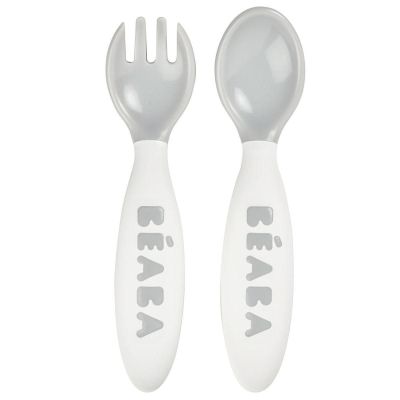 Set lingurita si furculita ergonomica- Gri ERFB913470