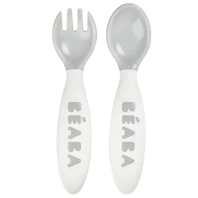 Set lingurita si furculita ergonomica- Gri ERFB913470