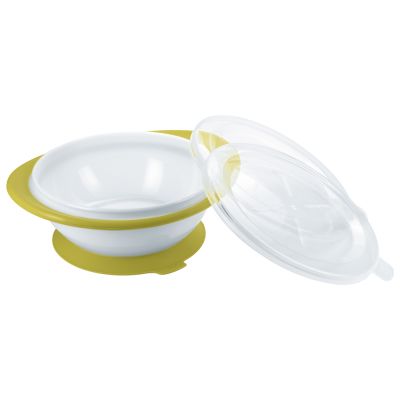 Bol Nuk cu 2 capace si ventuza Verde ERFMAR-N2778