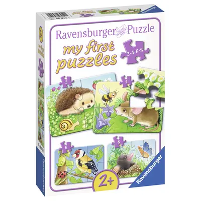 PRIMUL MEU PUZZLE ANIMALE DIN PADURE, 2/4/6/8 PIESE - ARTRVSPC06952