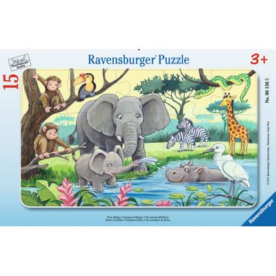 PUZZLE ANIMALE DIN AFRICA, 15 PIESE - ARTRVSPC06136