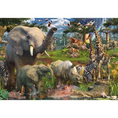 PUZZLE ANIMALE IN SALBATICIE, 18000 PIESE - ARTRVSPA17823