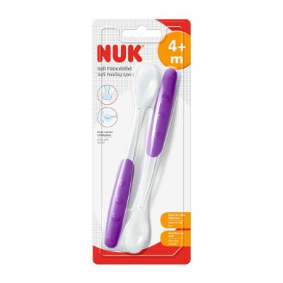 Set 2 lingurite moi Nuk 4 luni+ Mov ERFMAR-N2747