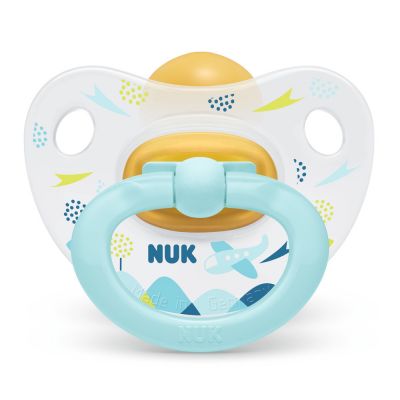 Suzeta Nuk Happy Kids Latex M2 Bleu 6-18 luni ERFMAR-N2242