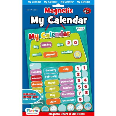 Calendarul meu magnetic, 20x26 cm Fiesta Crafts FCT-2399 BBJFCT-2399_Initiala