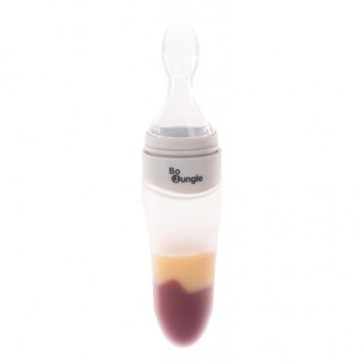 Dispenser mancare Bo Jungle pentru bebelusi Gri - SOLBJB500630