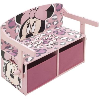 Mobilier 2 in 1 pentru depozitare jucarii Minnie Mouse BBXWD12893