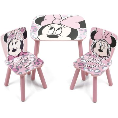 Set masuta si 2 scaunele Minnie Mouse BBXWD12892