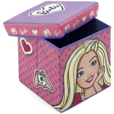 Taburet pentru depozitare jucarii Barbie BBXBR12243