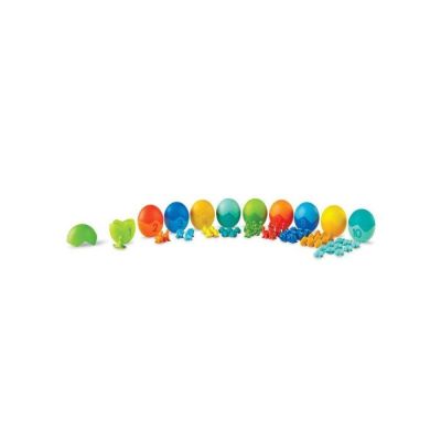 Set pentru sortat si numarat - dinozauri colorati