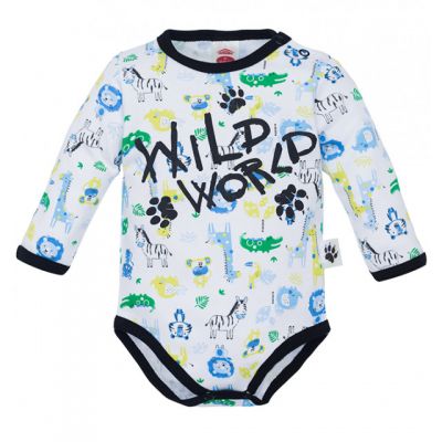 Body cu animalute - Colectia Wild World MK03216DR1.3 luni