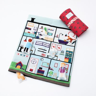 Set joaca portabil Tiny Magic Clinica veterinara cu 5 personaje incluse - SOLTMGV23